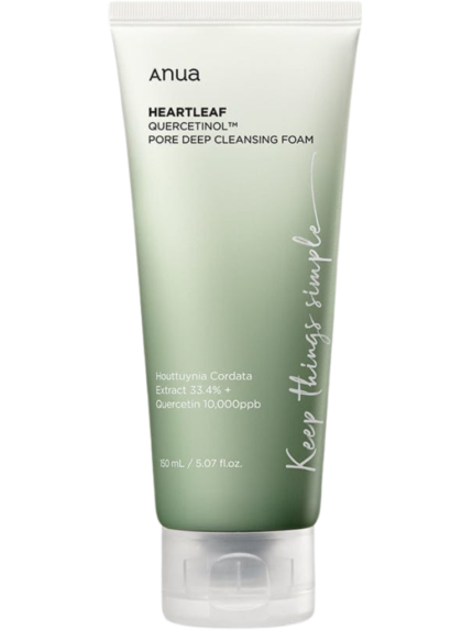 Korean Skincare, Anua Heartleaf Quercetinol Pore Deep Cleansing Foam 150ml