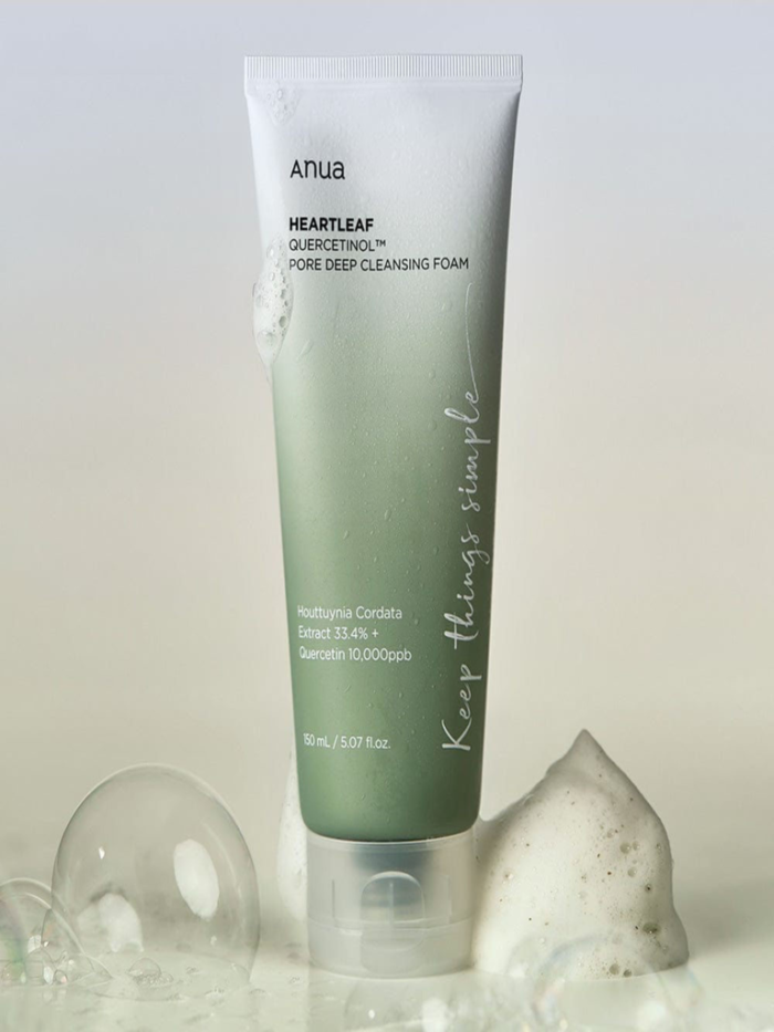 Korean Skincare, Anua Heartleaf Quercetinol Pore Deep Cleansing Foam 150ml