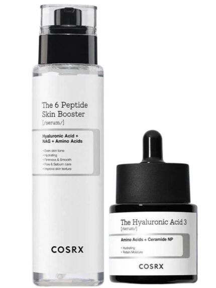 Cosrx Combo Hydrating & Skin Barrier Booster - The 6 Peptide Skin Booster - The Hyaluronic Acid 3 Serum