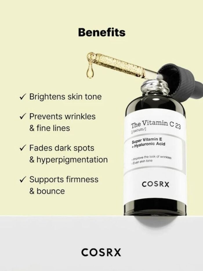 Cosrx Synergy Duo Blemish & Brightening Booster & Face Massager - The 6 Peptide Skin Booster Serum - Vitamin C 23 Serum