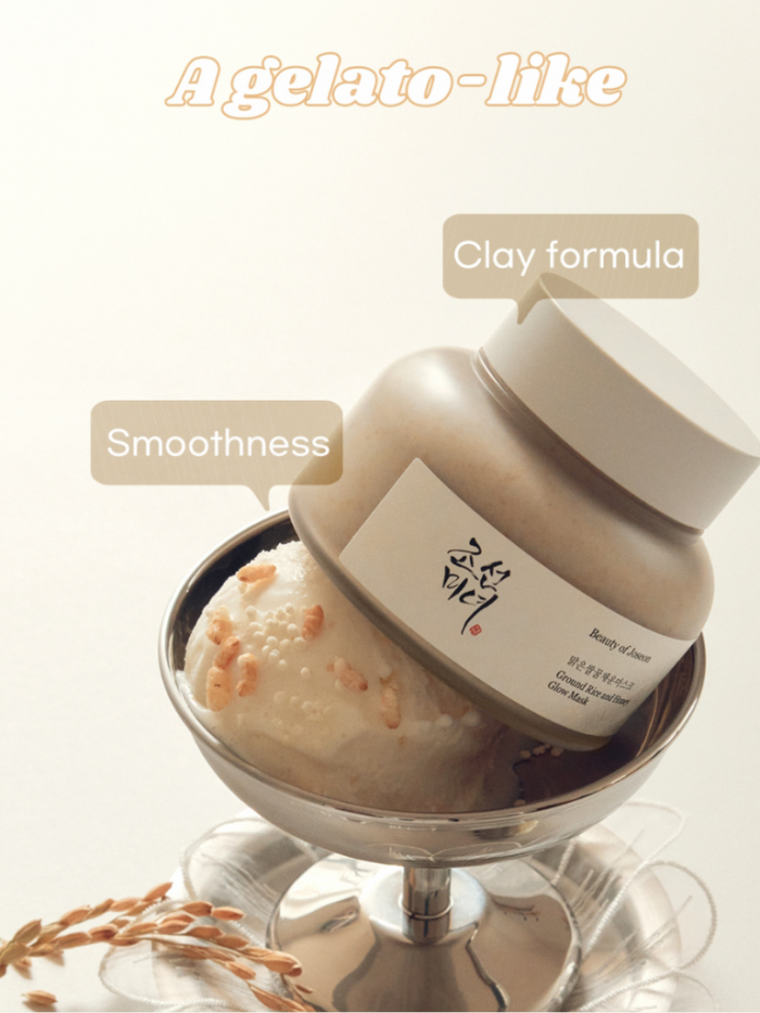 Beauty of Joseon Ground Rice and Honey Glow Mask 150ml - Exfoliating and Nourishing Face Mask for Radiant, Smooth Skin