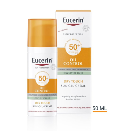 Eucerin Face Sunscreen Oil Control Gel-Cream Dry Touch For Blemish-Prone Skin 50ml